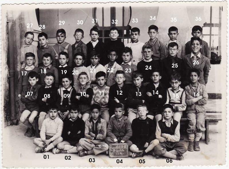 ECOLE DE TIARET GARCONS 1954 CM1.JPG